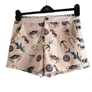 Ellabelle Size M Peach Ocean Detail shorts Women's 2 tons
